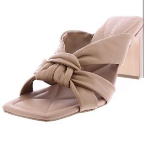 BCBGeneration Leather Slip In Dress Sandal
